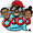 CoCo Launcher - Black Emoji, 3D Theme  APK