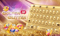 Imagine 3D Golden Glitter Keyboard Theme 2