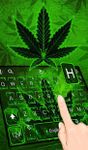 Green Rasta Weed Keyboard Theme image 1