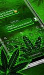 Green Rasta Weed Keyboard Theme image 