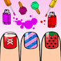 Libro para colorear uñas para niñas apk icono