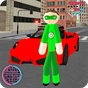 Green Stickman Rope Hero Gangstar Crime apk icono