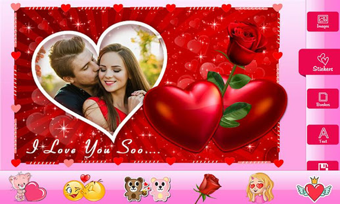 Love Photo Frames Romantic Picture Collage Maker Android Free