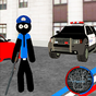 Εικονίδιο του US Police Stickman Rope Hero Vegas Gangstar Crime apk