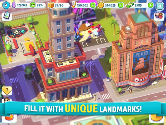 city mania: town building game building games