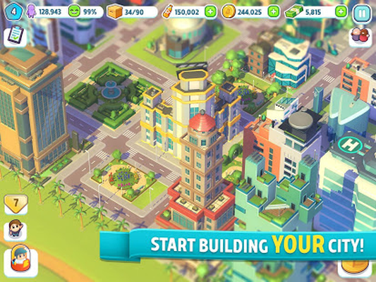 city mania: town building game city building games