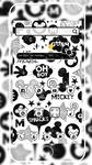 Cute Mouse Black & White Graffiti Theme 3d image 3