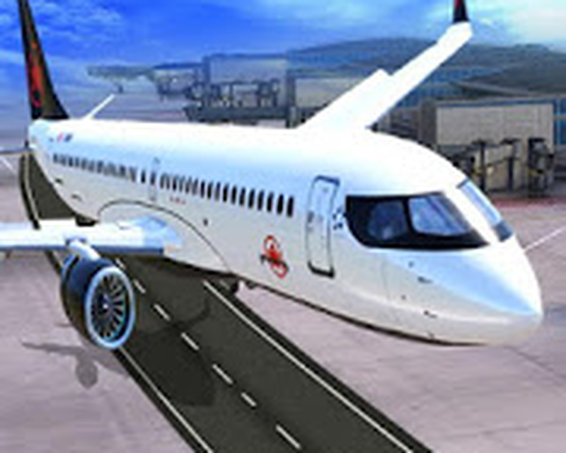 Airplane 3d Parking - 737 800 generic livery roblox
