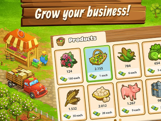 big farm mobile harvest levels
