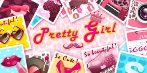 Pretty Girl GO Launcher Theme image 3