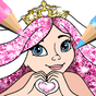 APK-иконка Блестящая Раскраска Принцессы