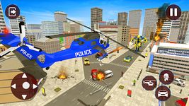 Police Helicopter Robot Transformation obrazek 9