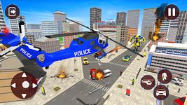 Police Helicopter Robot Transformation obrazek 13