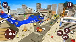 Police Helicopter Robot Transformation obrazek 16