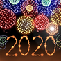 Feuerwerk des neuen Jahres 2020
