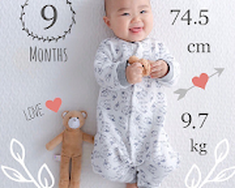 baby story tracker milestone sticker photo editor