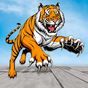 Biểu tượng apk Angry Tiger City Attack: Wild Animal Fighting Game