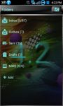 Captura de tela do apk Jelly Bean 3D Theme for GO SMS 2