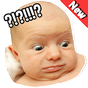 Grappige baby gezichten stickers WAStickerApps icon