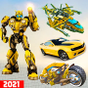 Flying Helicopter Robot Car Transform APK