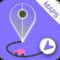 Navegación por voz GPS y mapas de ubicación sateli