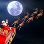 Regalo di Natale volante di Babbo Natale