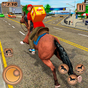Mounted Horse Riding Pizza Guy: Food Delivery Game