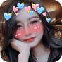 Ikon Crown Heart Emoji Camera