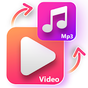 Video to mp3 converter - audio cutter & merger icon