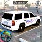 Echtes Luxus-Polizeiauto-Parken Icon
