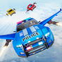 Biểu tượng apk Flying Police Car Chase: Flying Car Simulator