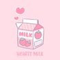 귀여운 테마 Hearty Milk +HOME 아이콘