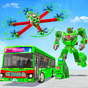 Game mobil robot bus - game robot drone