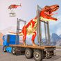 US Police Dino Transport Truck: Rescue Animal Game