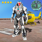 Flying Iron Hero Robot Battle City Crime APK
