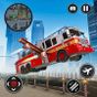 Biểu tượng Flying Fire Truck Simulator-City Rescue Games 2020
