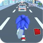 Blue Fast Runner City Hedgehog Sonik APK