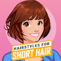 Ikon Gaya rambut pendek wanita app