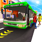 Ciudad Conducción Entrenador Pasajero Autobús 3D apk icono