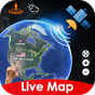 Ζωντανός χάρτης γης / κάμερα HD παγκόσμιος χάρτης