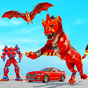 Ikon Lion Robot Car Game 2021 – Flying Bat Robot Games