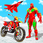 Icono de Snow Mountain Moto Bike Transform Robot Bike Games