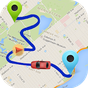 Icono de Navegación por ruta de mapas GPS