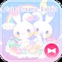 귀여운 테마 Cute Dreamy Rabbit +HOME 아이콘