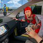 Иконка супергерой такси симулятор: автомобиль гонки трюки