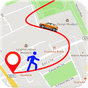 Ikon GPS rute pelacakan & peta pencari lokasi