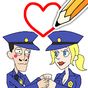 Draw Happy Police Icon