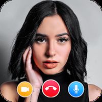 Domelipa call ☎️ Domelipa Video Call and Fake Chat apk icono
