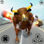Angry Bull City Attack :Robot Shooting Game Free APK