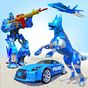 Police Dog Transform Car Robot Shooting Robot Game icon